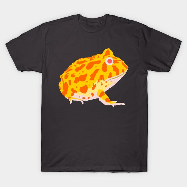 Albino Pacman frog T-Shirt by stargatedalek